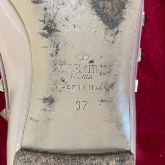 Authentic Valentino rockstuds flats Size 37 - Picture 6 of 6